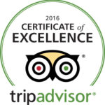 TripAdvisor Certificate of Excellence